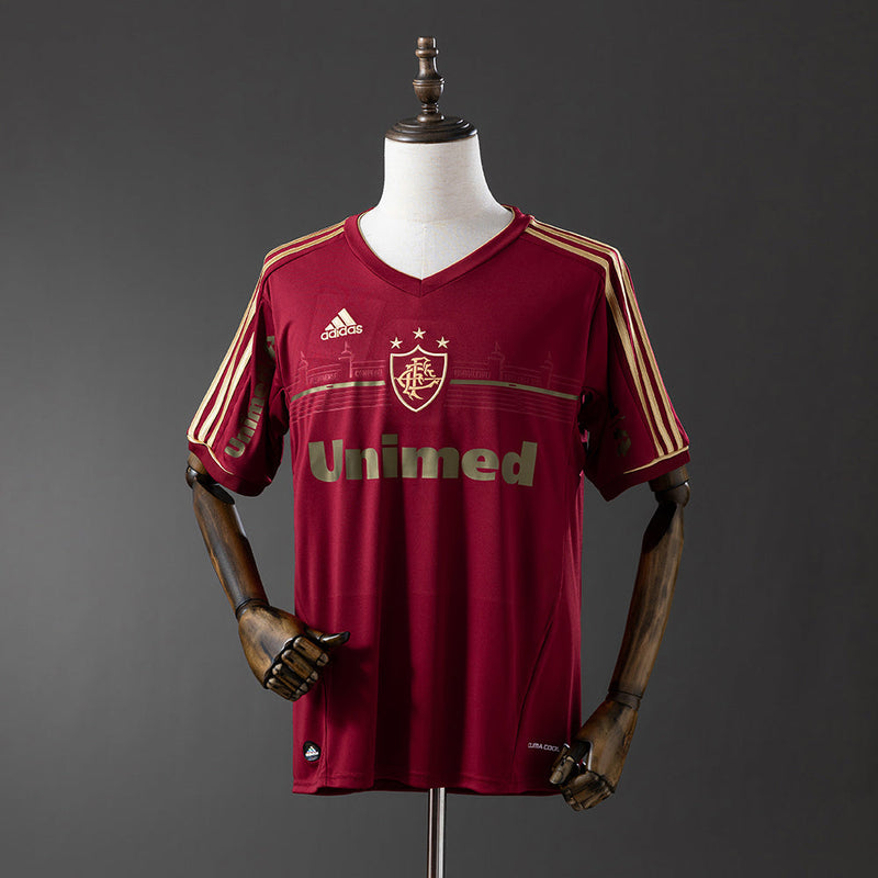 Camisa Adidas Fluminense III 12/13 - Vinho+Dourado