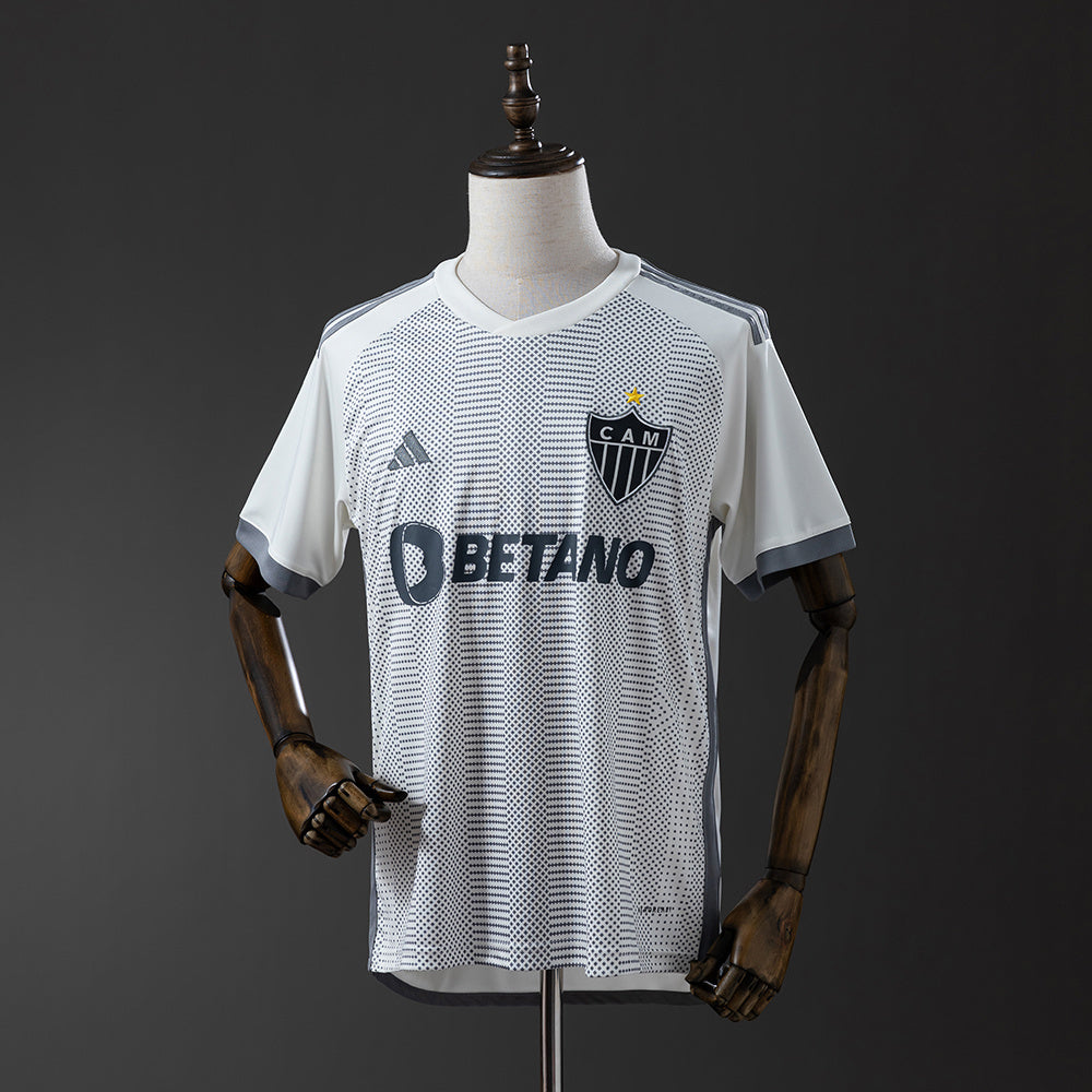 Camisa Atlético Mineiro II 24/25  Torcedor Adidas Masculina Branco+Cinza