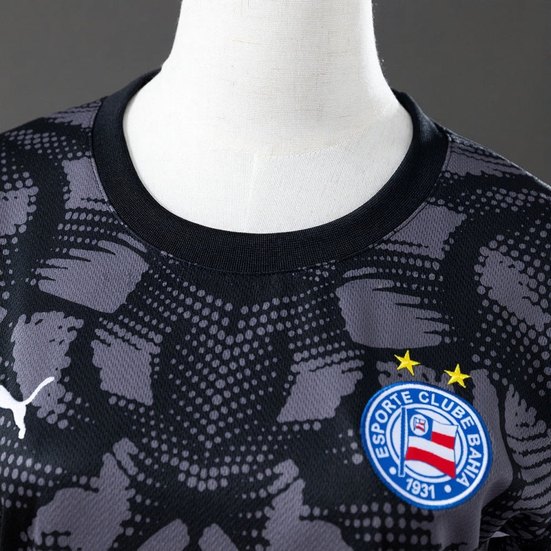 Camisa Bahia 2025/26 - Goleiro Feminina - Preta