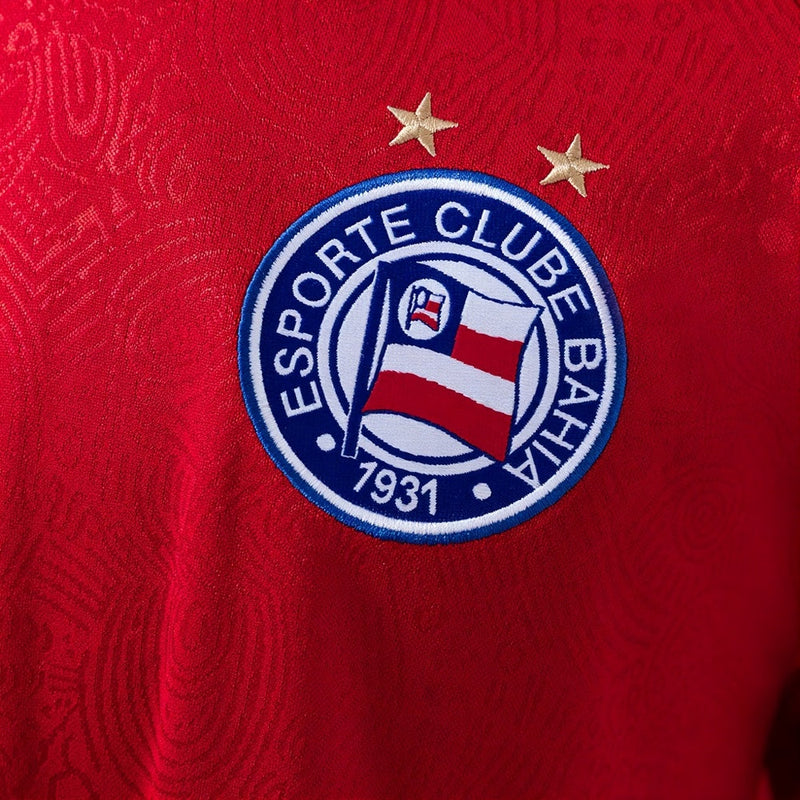 Camisa Bahia 2025/26 - Goleiro Masculina - Vermelho