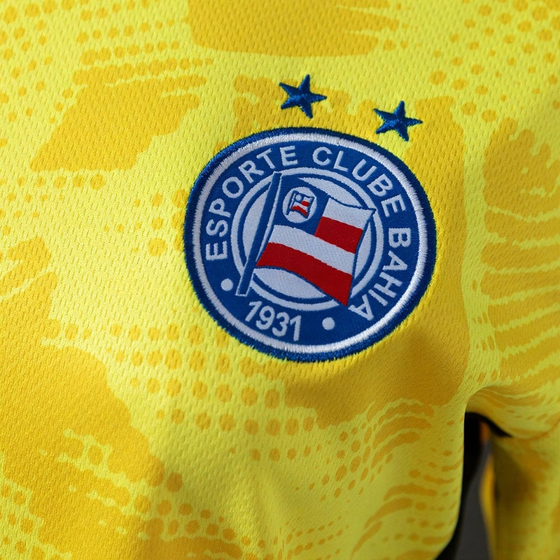 Camisa Bahia 25/26 Feminina Goleira-Amarelo