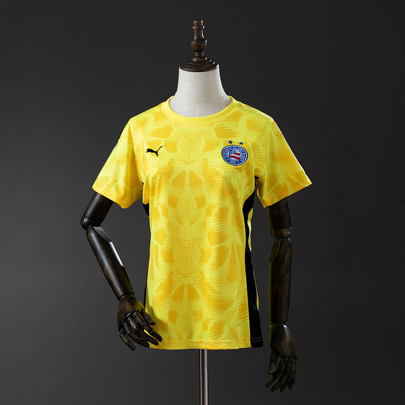 Camisa Bahia 25/26 Feminina Goleira-Amarelo