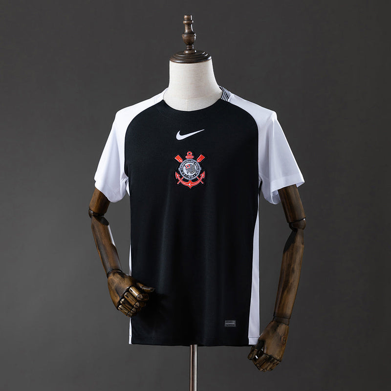 Camisa Corinthians II 25/26 Torcedor Nike Masculina - Preto+Branco