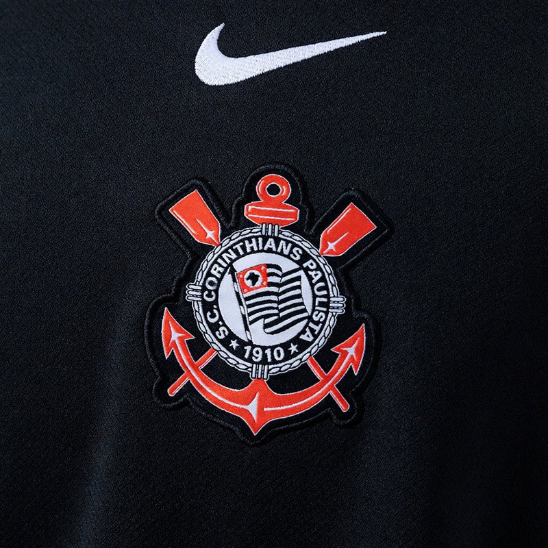 Camisa Corinthians II 25/26 Torcedor Nike Masculina - Preto+Branco