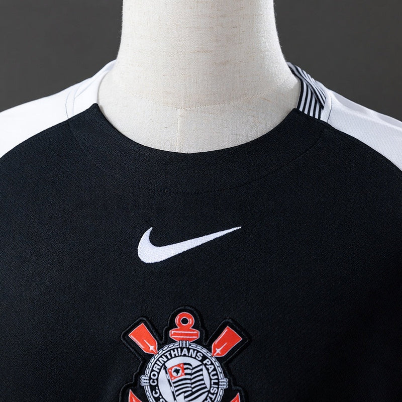 Camisa Corinthians II 25/26 Torcedor Nike Masculina - Preto+Branco
