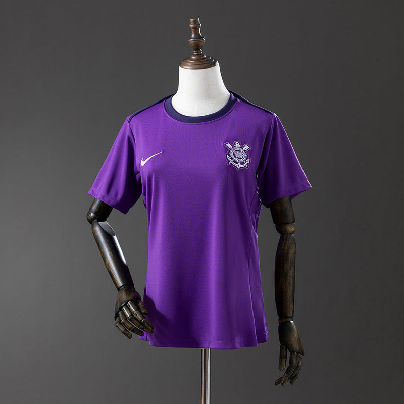 Camisa Corinthians Treino 25/26 Nike Feminina - Roxo