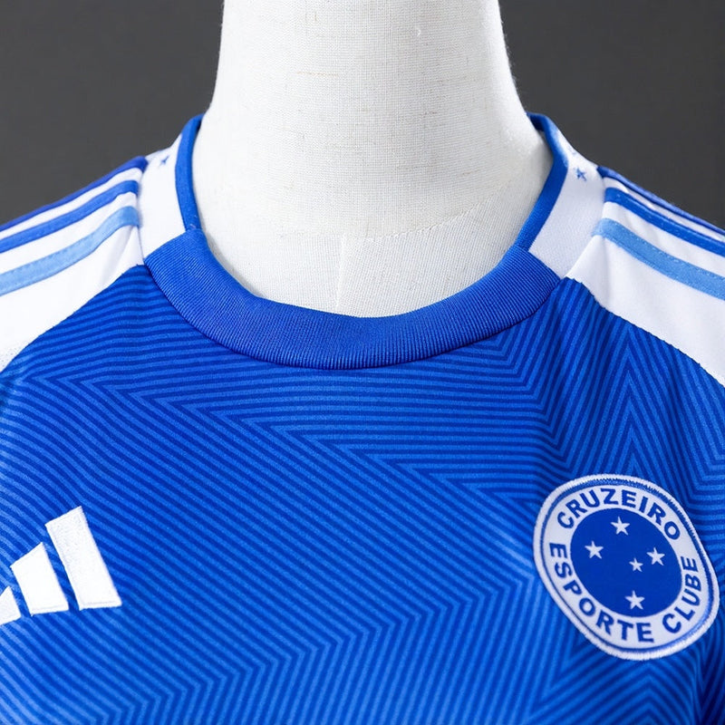 Camisa Cruzeiro I 25/26 Adidas Feminina - Azul