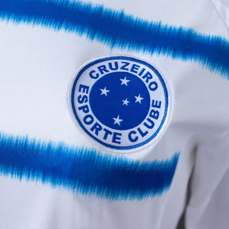 Camisa Cruzeiro II 25/26 Adidas Feminina - Branco+Azul