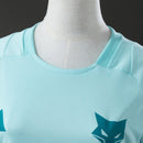 Camisa Cruzeiro Treino 2025/26 Feminina Adidas - Azul Turquesa Claro