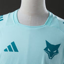 Camisa Cruzeiro Treino 2025/26 Masculina Adidas - Azul Turquesa Claro