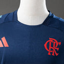 Camisa Flamengo Comissão Técnica Treino 25/26 Adidas - Azul Marinho