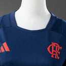 Camisa Flamengo Comissão Técnica Treino 25/26 Feminina Adidas - Azul Marinho