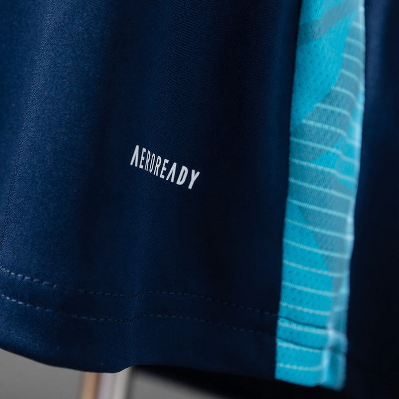 Camisa Flamengo Comissão Técnica Treino 25/26 Feminina Adidas - Azul Marinho