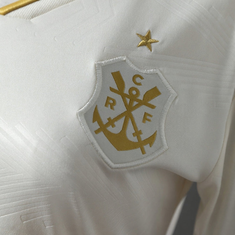 Camisa Flamengo III 25/26 Torcedor Adidas Feminina- Off White