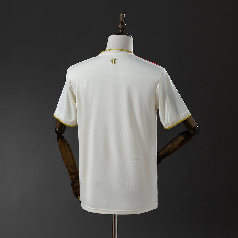 Camisa Flamengo III 25/26 Torcedor Adidas Masculina - Off White