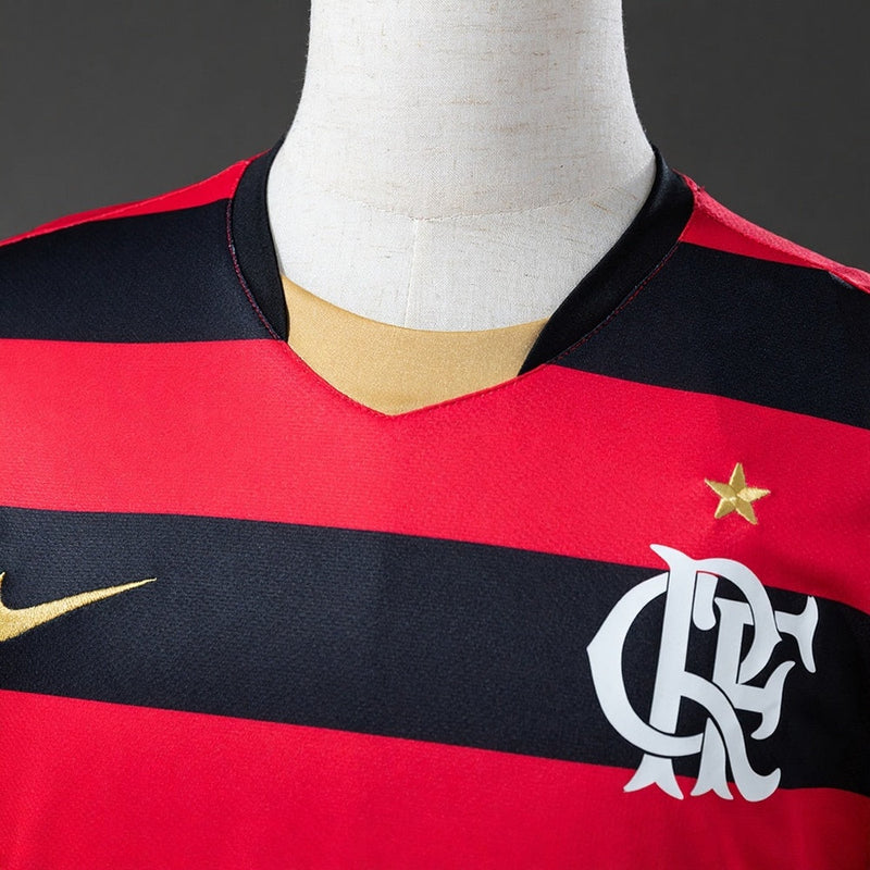 Camisa Flamengo Manga Longa Home Retrô 2008/09 - Torcedor Nike Masculino