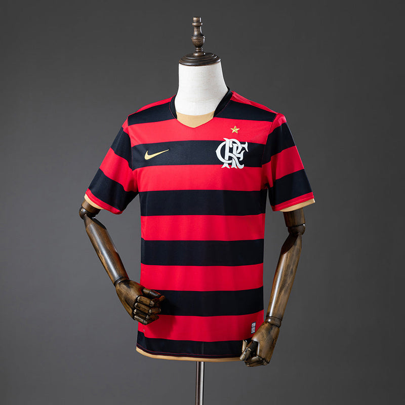 Camisa Flamengo Retrô 2008/09 Torcedor Nike Masculina - Vermelho
