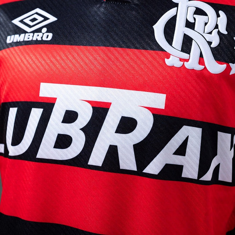 Camisa Flamengo Umbro Retrô Manga Longa I 1994/95= Masculina
