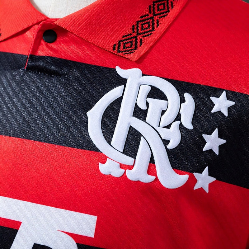 Camisa Flamengo Umbro Retrô Manga Longa I 1994/95= Masculina