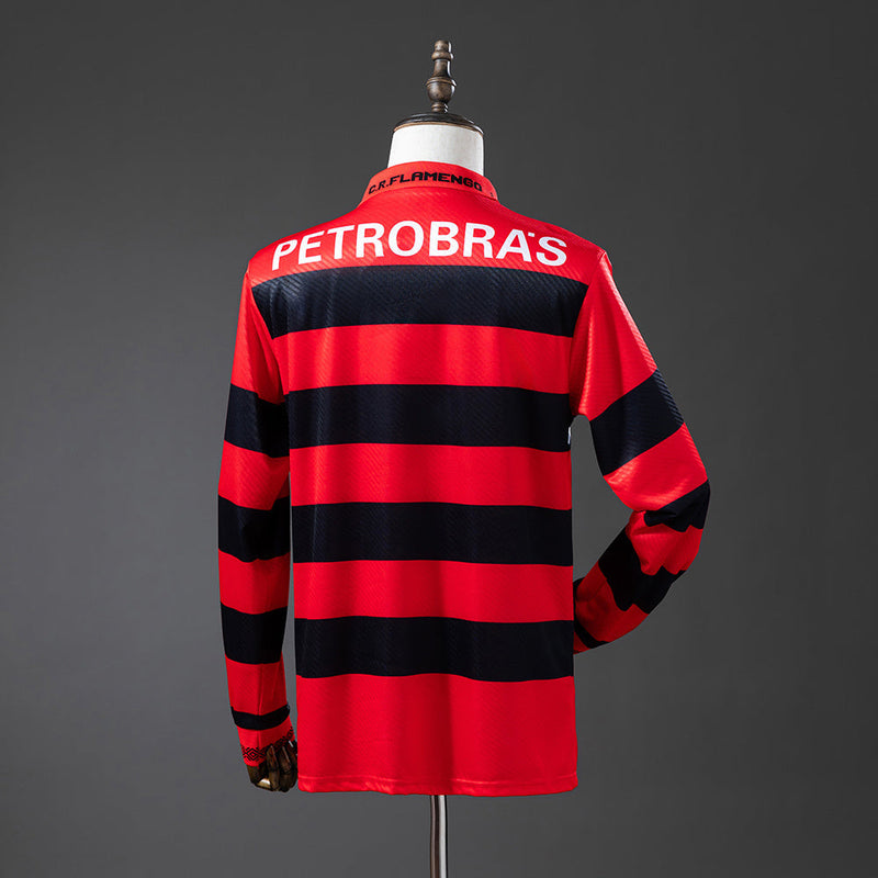 Camisa Flamengo Umbro Retrô Manga Longa I 1994/95= Masculina