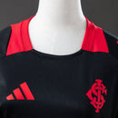 Camisa Internacional 25/26 Treino Adidas Feminina - Preto