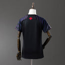 Camisa Kappa Vasco Aquecimento 2024 Feminina Preta