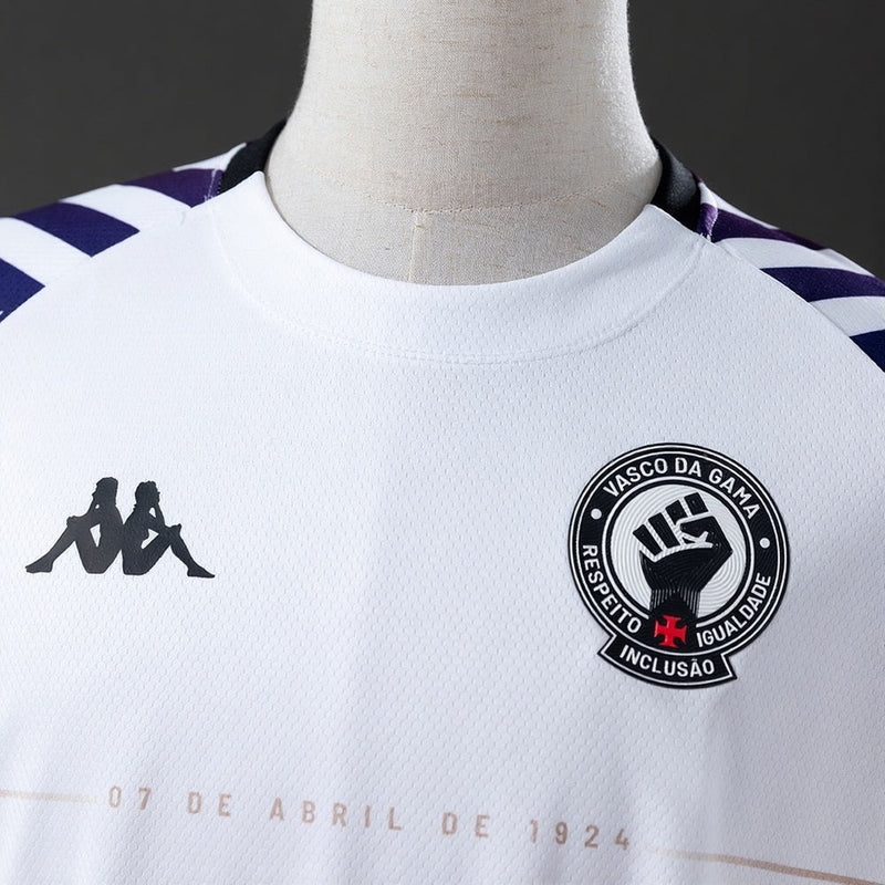 Camisa Kappa Vasco Aquecimento 2024 Masculina