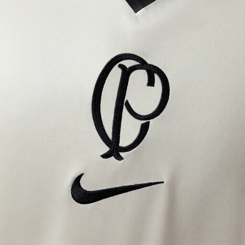 Camisa Manto Corinthians 23/24 Torcedor Nike Masculina - Branco