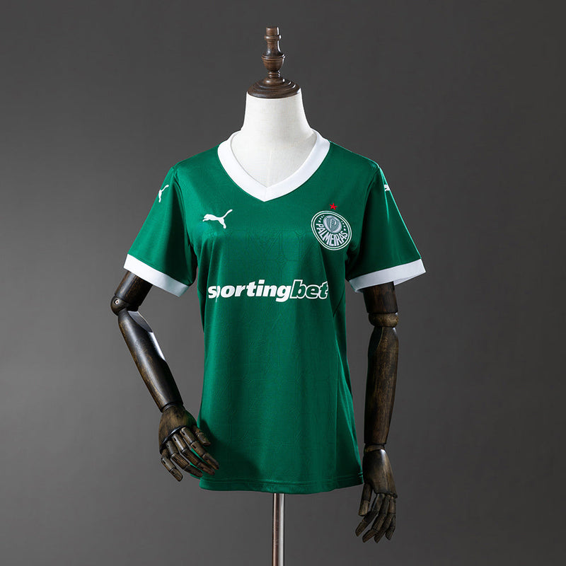 Camisa Palmeiras I 25/26 Torcedor Puma Feminina - Verde