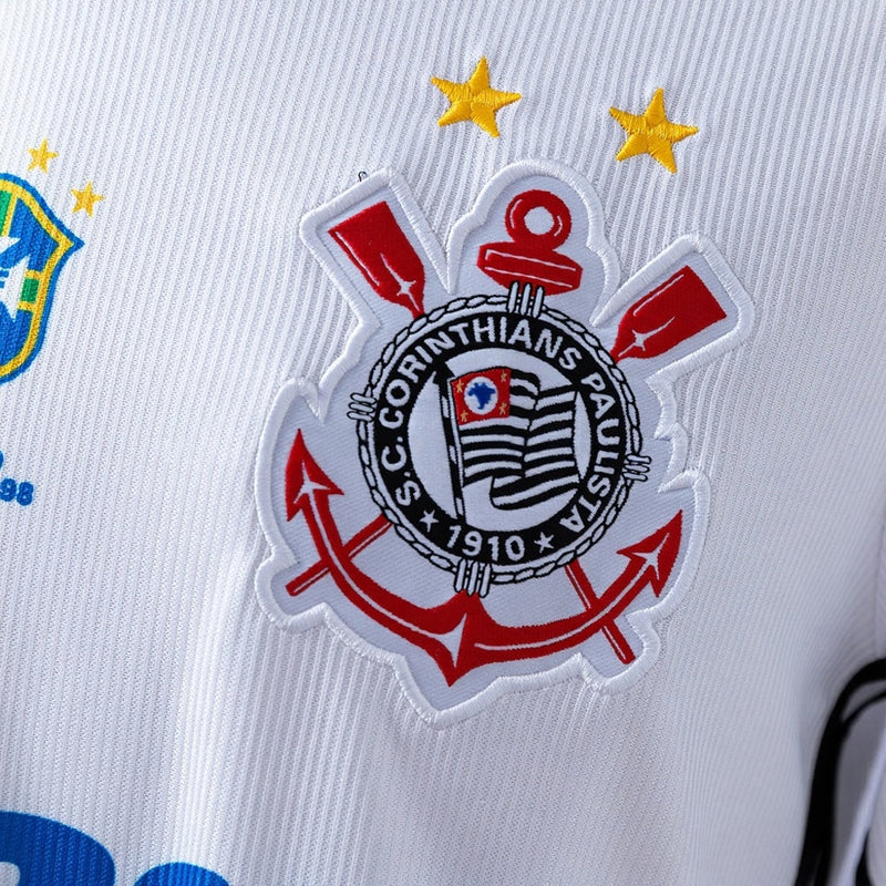 Camisa Retrô Corinthians Batavo I 1999 - Branco