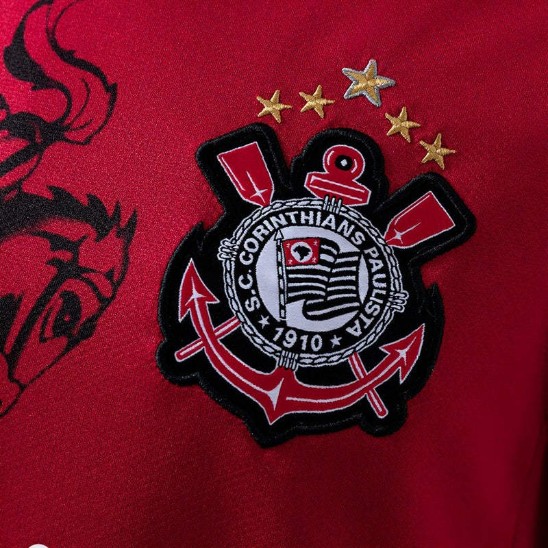 Camisa Retrô Corinthians III 11/12 Torcedor Nike Masculina - Grená