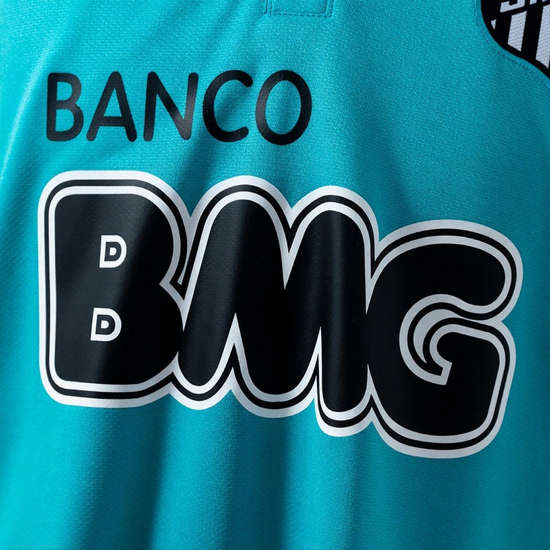 Camisa Retrô Santos 12/13 Gola Polo Torcedor Masculina - Azul