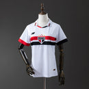 Camisa São Paulo I 24/25 New Balance Feminina - Branco+Vermelho