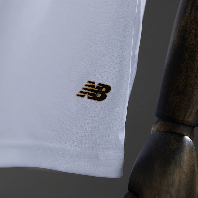 Camisa São Paulo I 24/25 New Balance Feminina - Branco+Vermelho