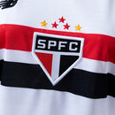 Camisa São Paulo I 24/25 New Balance Feminina - Branco+Vermelho