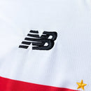 Camisa São Paulo I 24/25 New Balance Masculina - Branco+Vermelho