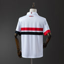 Camisa São Paulo I 24/25 New Balance Masculina - Branco+Vermelho