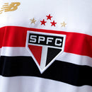 Camisa São Paulo I 25/26 New Balance - Branco+Vermelho Feminina