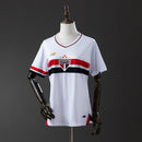Camisa São Paulo I 25/26 New Balance - Branco+Vermelho Feminina