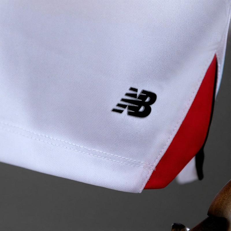 Camisa São Paulo I 25/26 New Balance - Branco+Vermelho