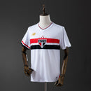 Camisa São Paulo I 25/26 New Balance - Branco+Vermelho