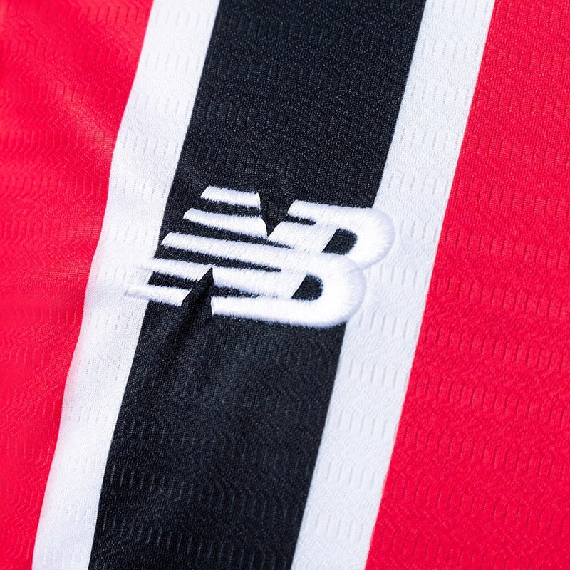 Camisa São Paulo II 24/25 New Balance Manga Longa - Vermelho+Branco