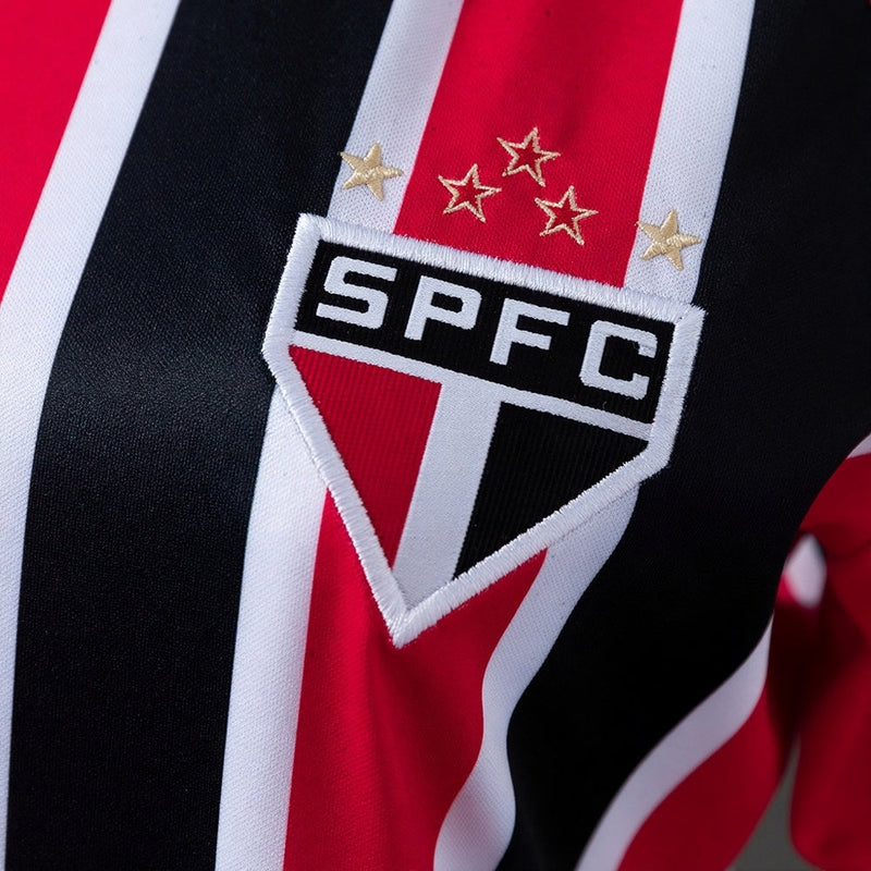Camisa São Paulo II 25/26 New Balance Feminina - Vermelho+Branco