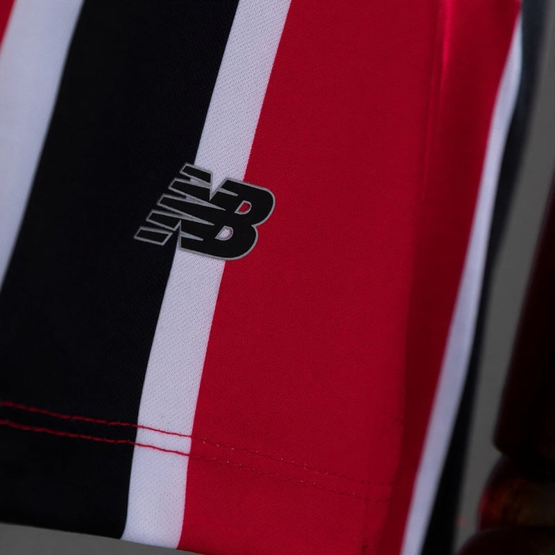 Camisa São Paulo II 25/26 New Balance Feminina - Vermelho+Branco