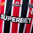 Camisa São Paulo II 25/26 New Balance Masculina - Vermelho+Branco