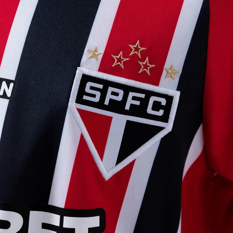 Camisa São Paulo II 25/26 New Balance Masculina - Vermelho+Branco