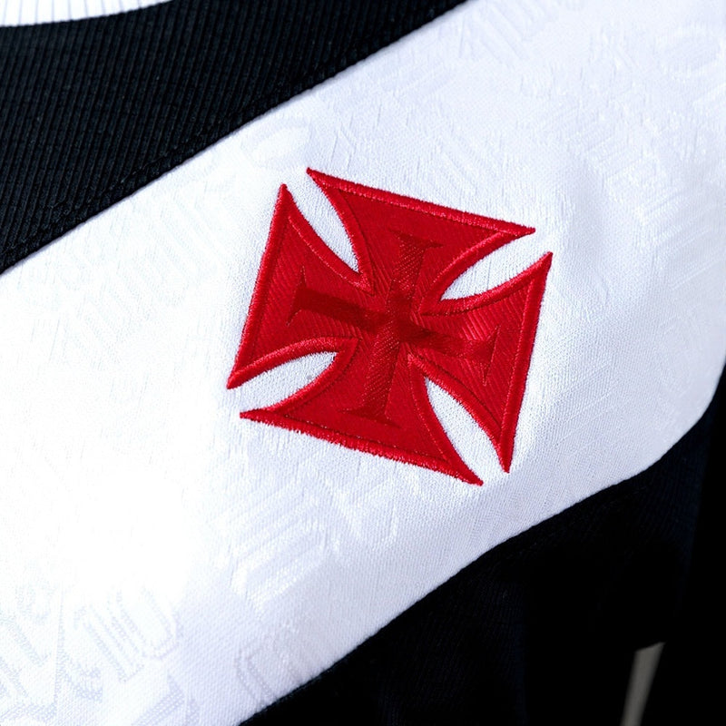 Camisa Vasco I 24/25 Kappa Feminina - Preto+Branco