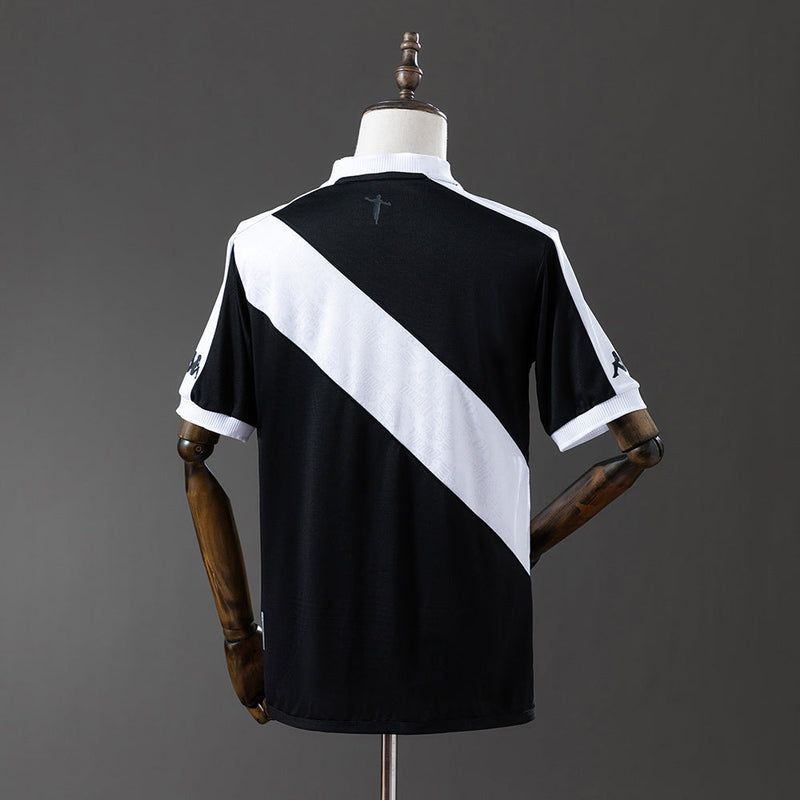 Camisa Vasco I 24/25 Kappa Masculina - Preto+Branco