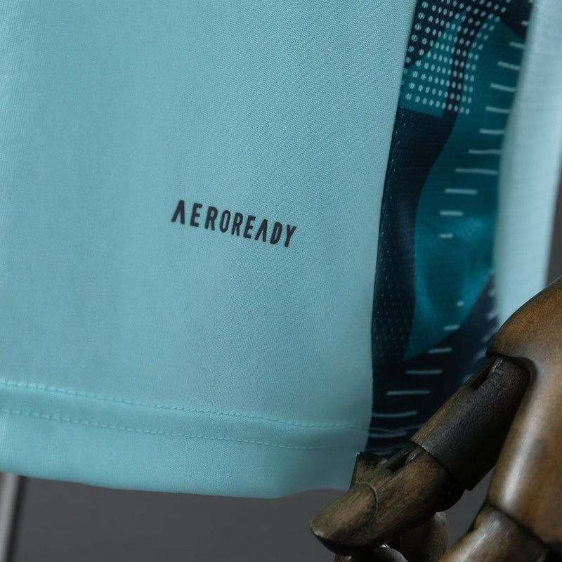 Regata Cruzeiro Treino 2025/26 Adidas - Azul Turquesa Claro