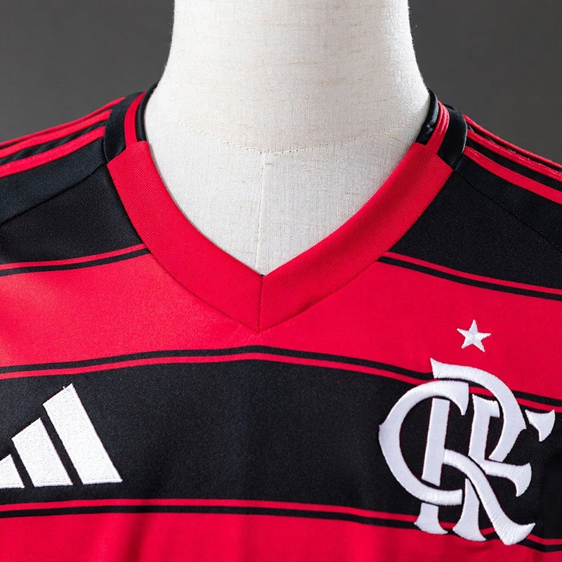Regata Flamengo I 25/26 Adidas Masculina - Preto
